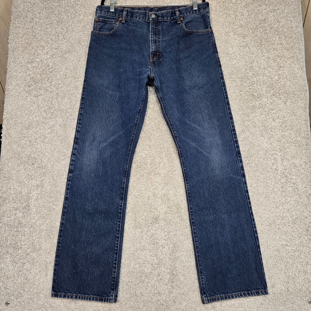 Levis 517 Jeans Mens 36x34 Blue 100% Cotton Bootcut Denim Western